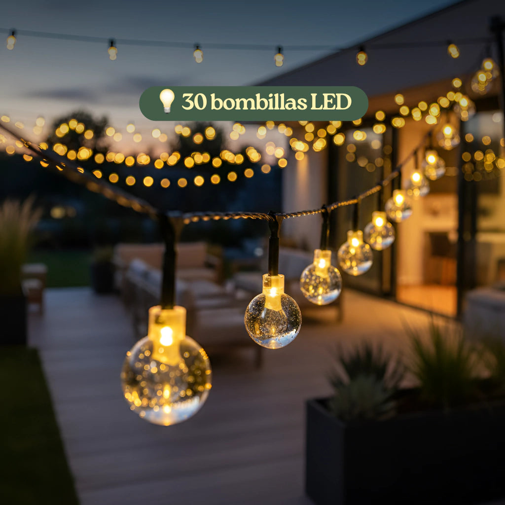 2x1 Luces solares Burbuja