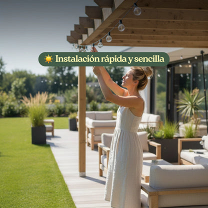 2x1 Luces solares Burbuja