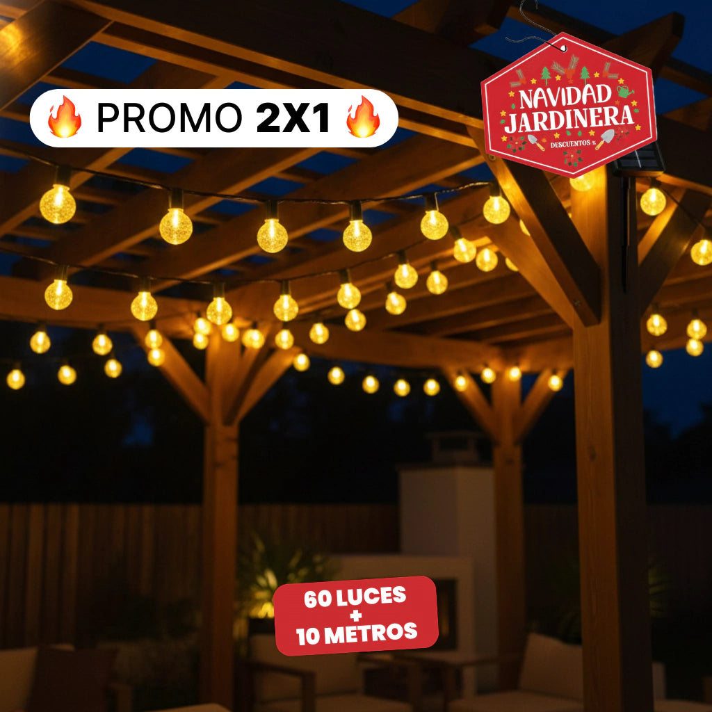 2x1 Luces solares Burbuja