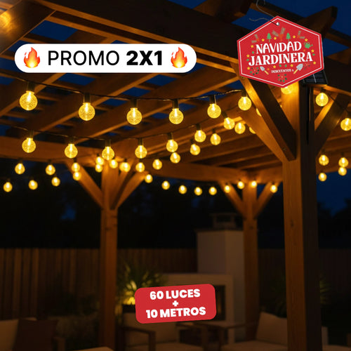 2x1 Luces solares Burbuja