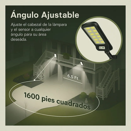 2X1 REFLECTOR SOLAR LED 1000W PARA EXTERIORES | SIN CABLES, SIN FACTURAS